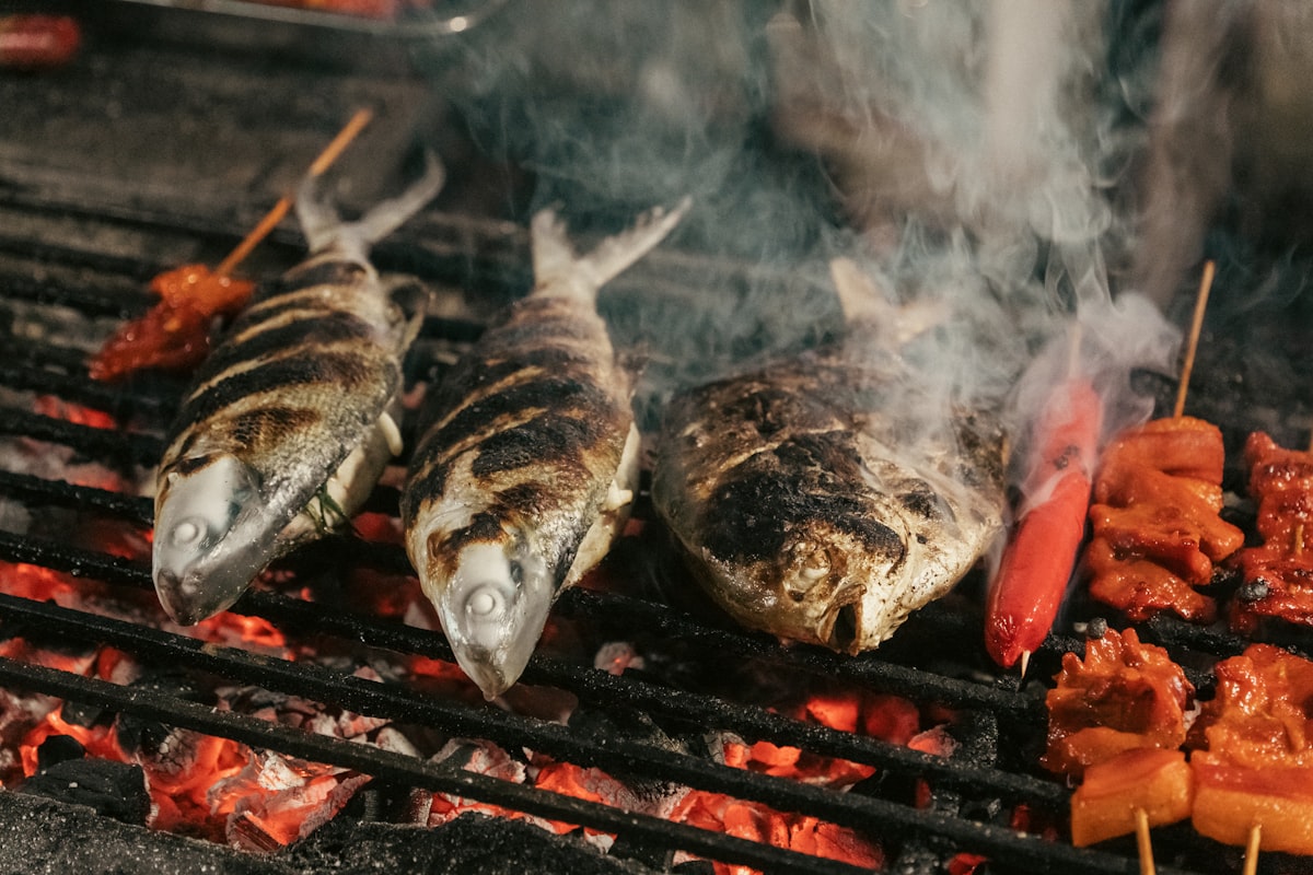 Mediterranean baked salmon with herbs